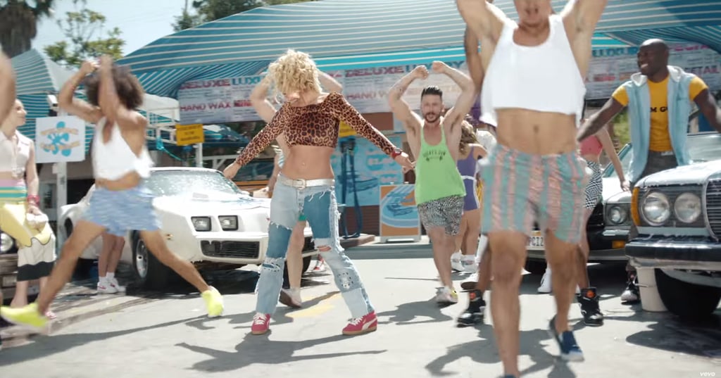 Whoa — patchwork pants, too?
