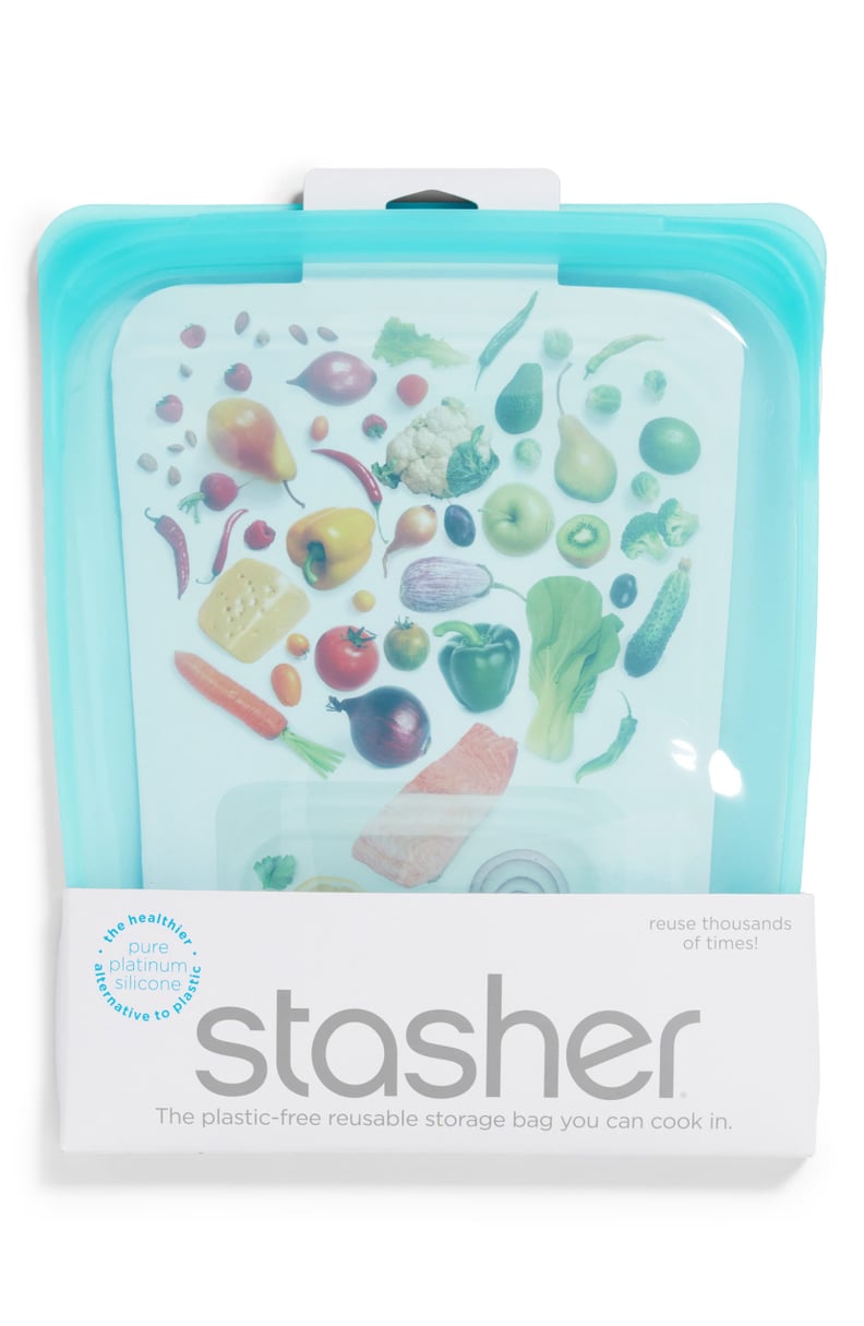 A Reusable Bag: Stasher Half Gallon Reusable Silicone Storage Bags