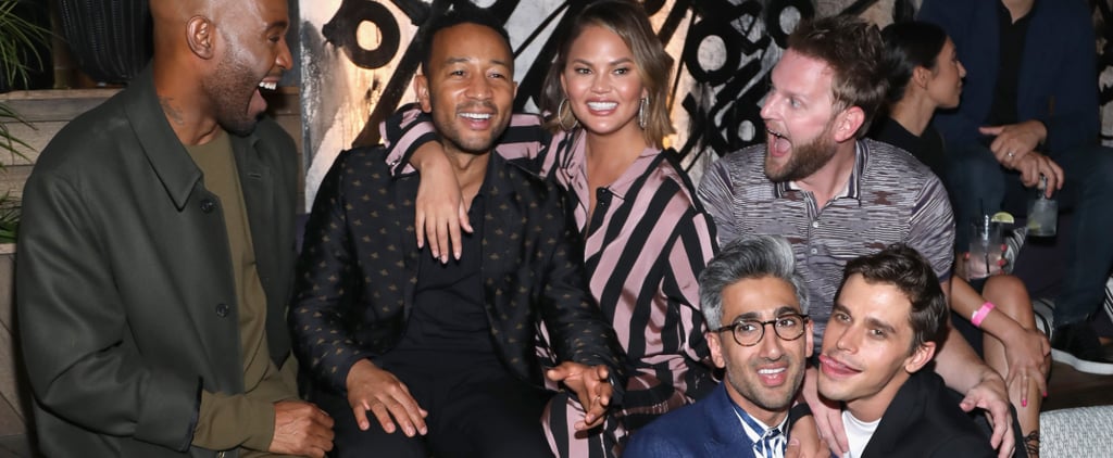 Chrissy Teigen and John Legend Met the Queer Eye Guys, and They're Already "Friends For Life"