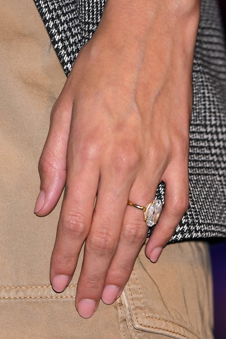 Celebrity Engagement Rings: Hailey Bieber