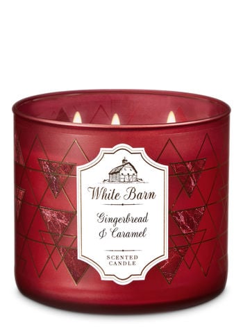 Bath & Body Works Gingerbread & Caramel 3-Wick Candle