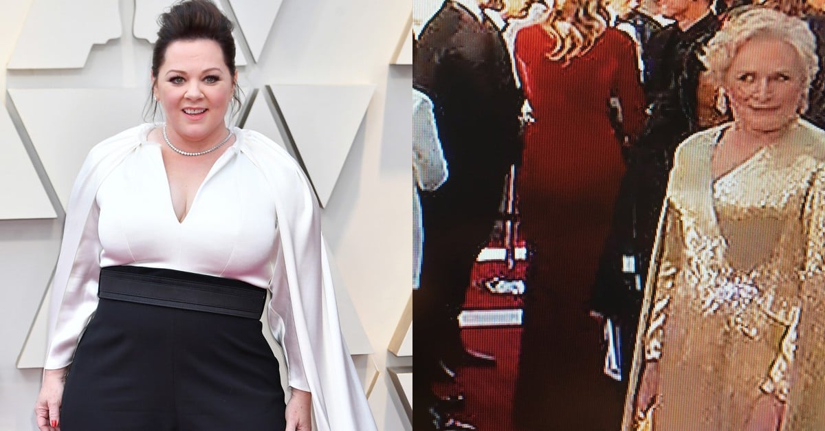 Glenn Close Reacts to Melissa McCarthy at 2019 Oscars POPSUGAR Celebrity(00)