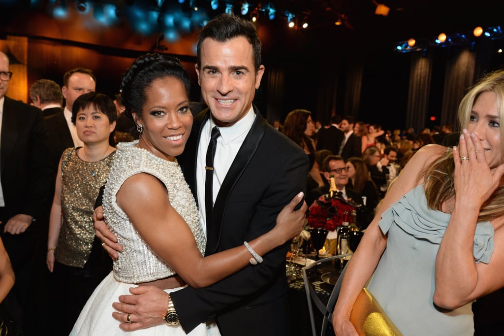 Pictured: Jennifer Aniston, Regina King, and Justin Theroux