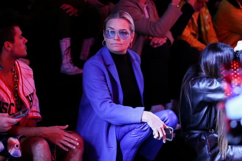 Yolanda Hadid Sat Front Row