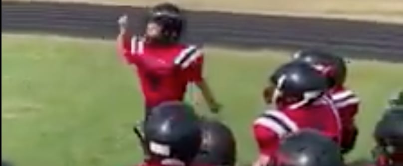 Boy Gives Football Team Motivational Pep Talk