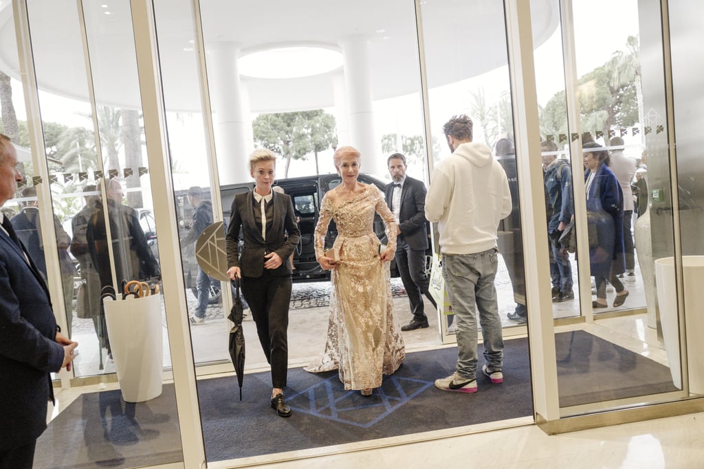 Helen Mirren Pink Hair at Cannes Film Festival