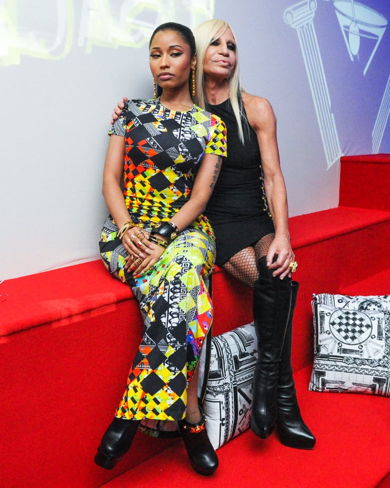 Nicki Minaj and Donatella Versace