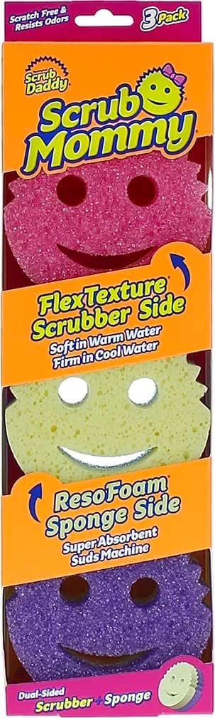 Scrub Daddy Color Sponge - Scratch-Free Multipurpose Dish Sponge