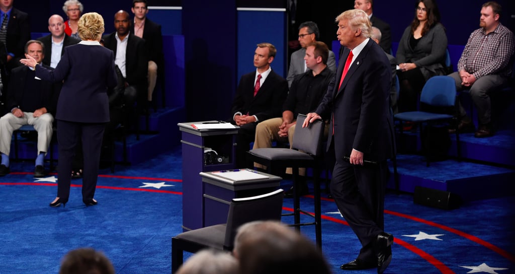 Awkward Moments During The Second Presidential Debate Popsugar News 