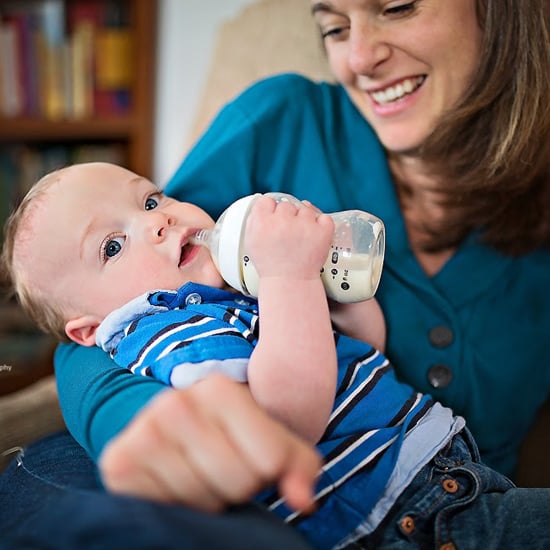 Bottle-Feeding Baby Photos