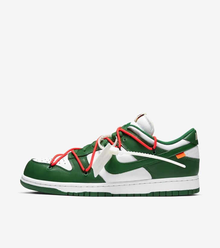 Dunk Low 'Nike x Off-White' in Pine Green | Nike x Off-White Dunk Low ...