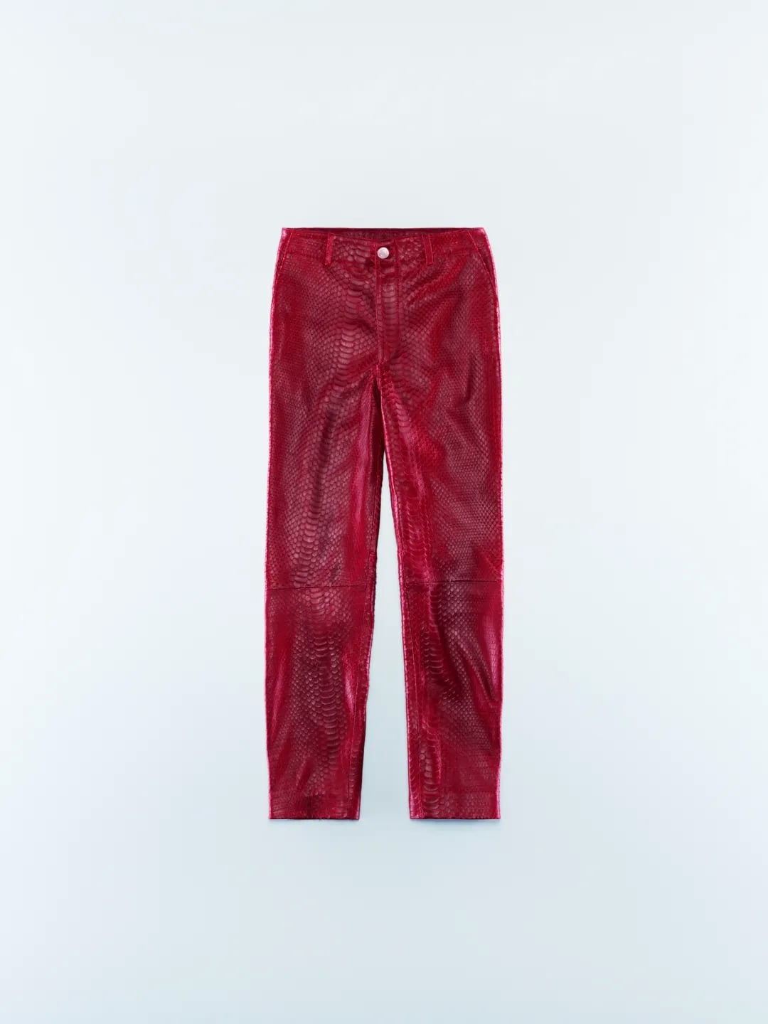 h&m leather jeans