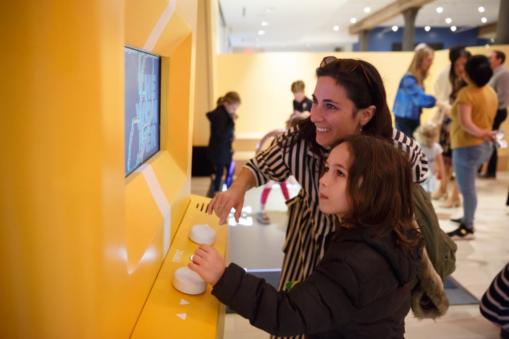 A Large Etch-a-Sketch Sits in the Playspace