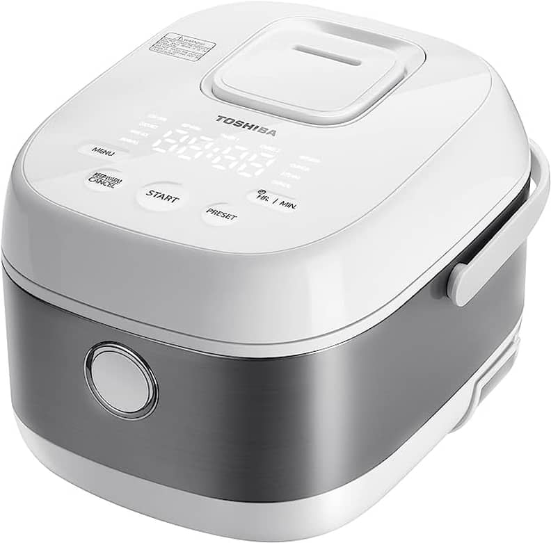 Toshiba Small 3-Cup Uncooked Rice Cooker For Perfect Rice Every Time, Best Rice  Cooker