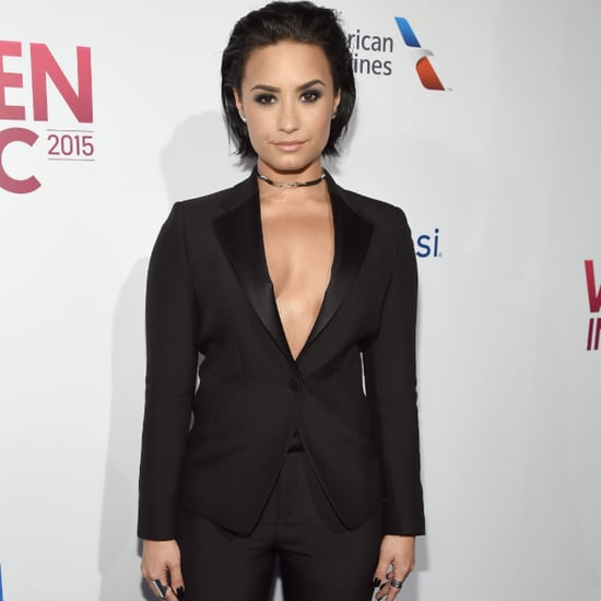 Selena Gomez Demi Lovato at Billboard's 2015 Women in Music