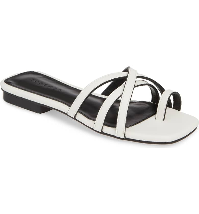 Topshop Hippie Square Slide Sandal