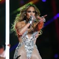 Of Course J Lo's Super Bowl Nails Were Decked Out in Swarovski Crystals