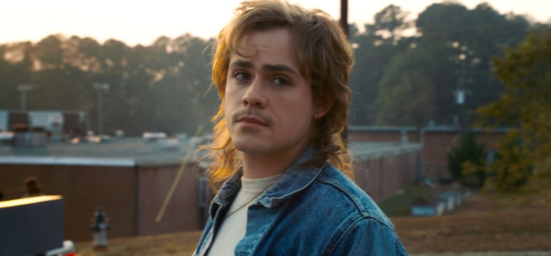 STRANGER THINGS, Dacre Montgomery in 'Chapter One: MADMAX' (Season 2, Episode 1, aired October 27, 2017). Netflix/courtesy Everett Collection