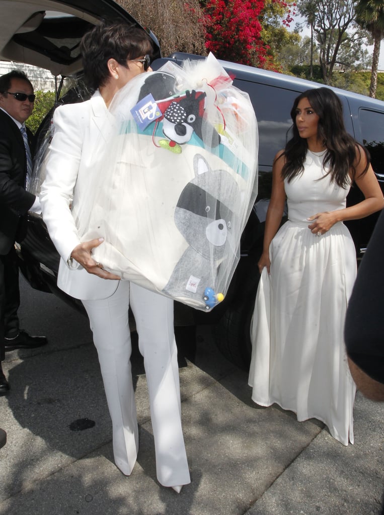 Kim Kardashian at Ciara's Baby Shower | Pictures