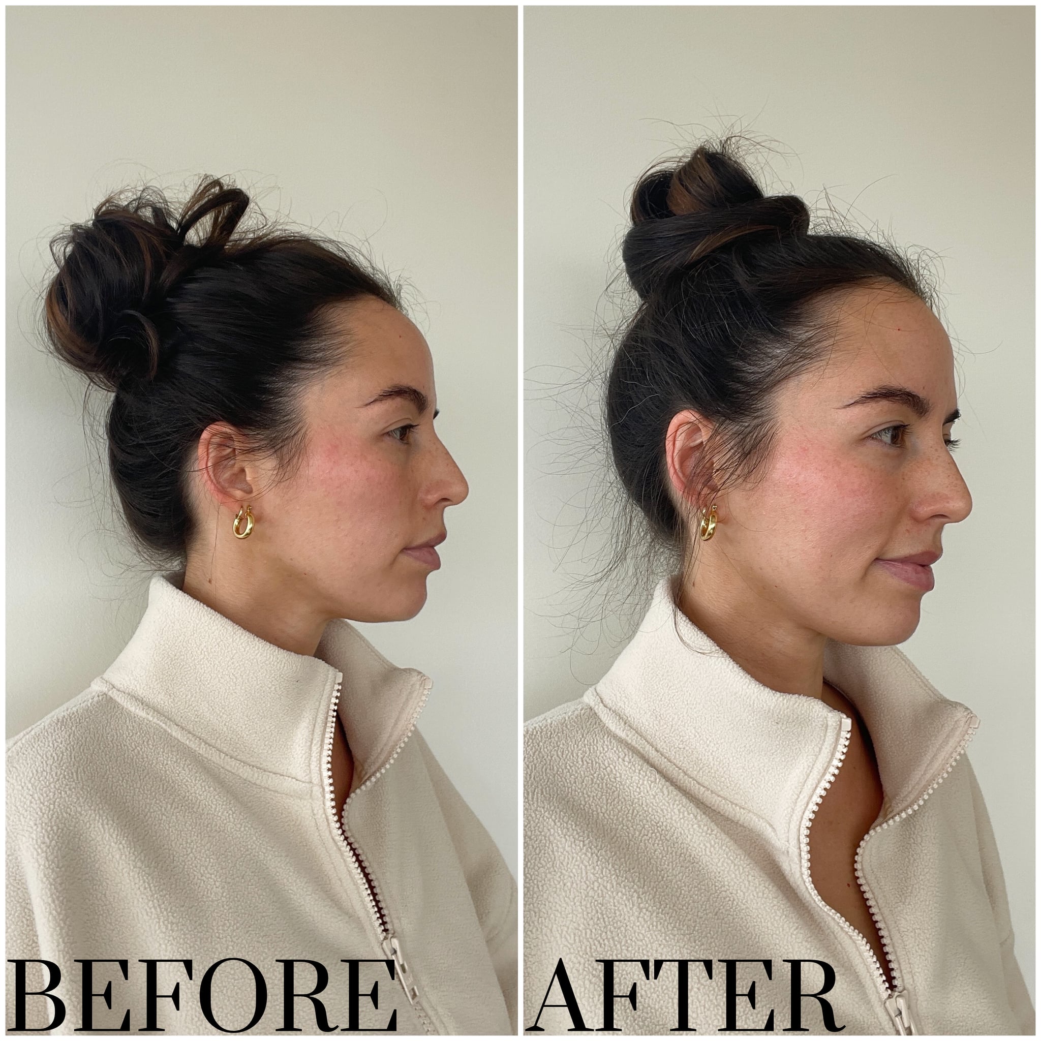 chris appleton tiktok knotted messy bun hack