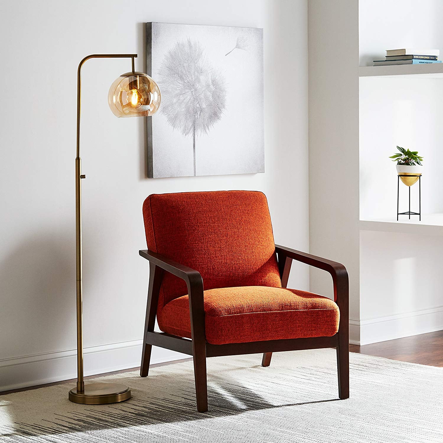 Rivet modern best sale floor lamp