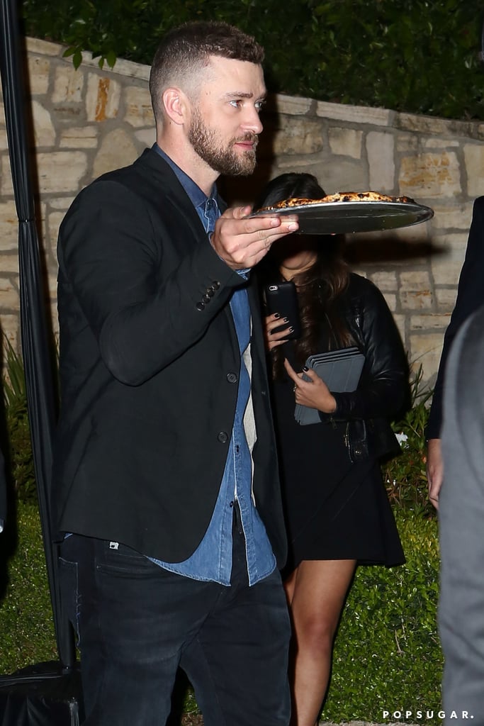 Jessica Biel and Justin Timberlake at Pre-Oscars Party 2016