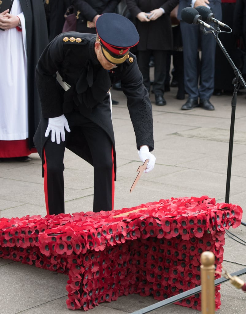Prince Harry Visiting the Field of Remembrance 2017