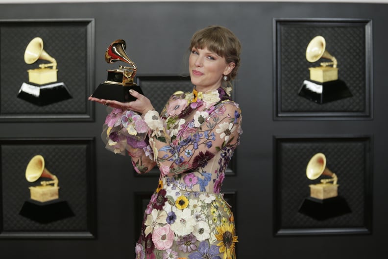 LOS ANGELES - MARCH 14: Taylor Swift at THE 63rd ANNUAL GRAMMY® AWARDS, broadcast live from the STAPLES Center in Los Angeles, Sunday, March 14, 2021 (8:00-11:30 PM, live ET/5:00-8:30 PM, live PT) on the CBS Television Network and Paramount+. (Photo by Fr