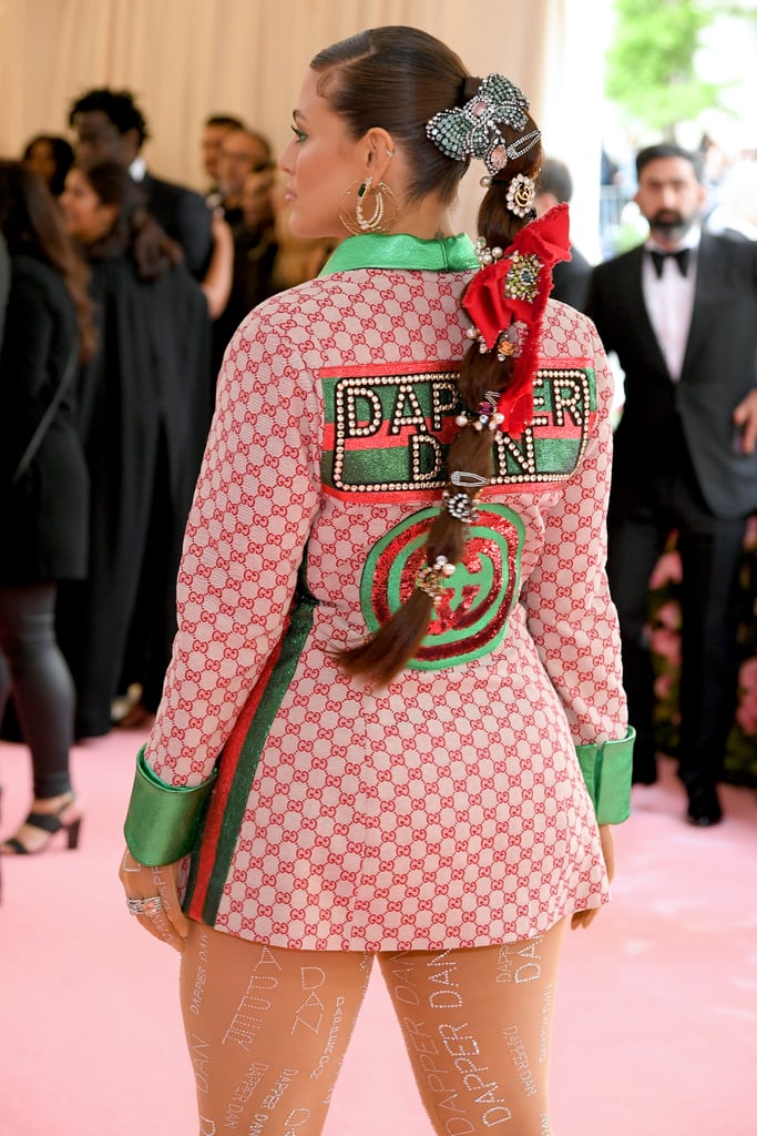 Ashley Graham's Adorned Ponytail at the Met Gala