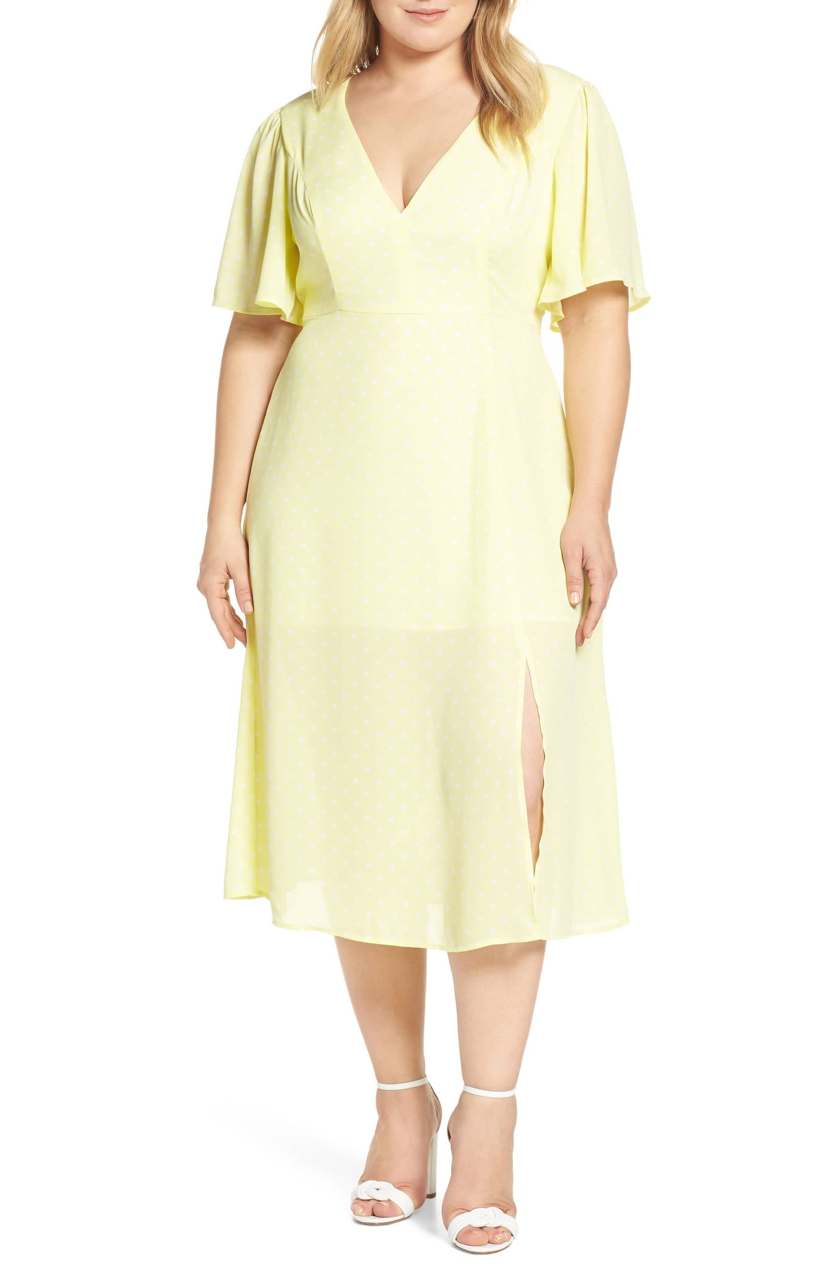 Leith pleated sale midi dress