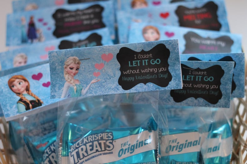 Frozen Valentine's Day Treat Bag Toppers