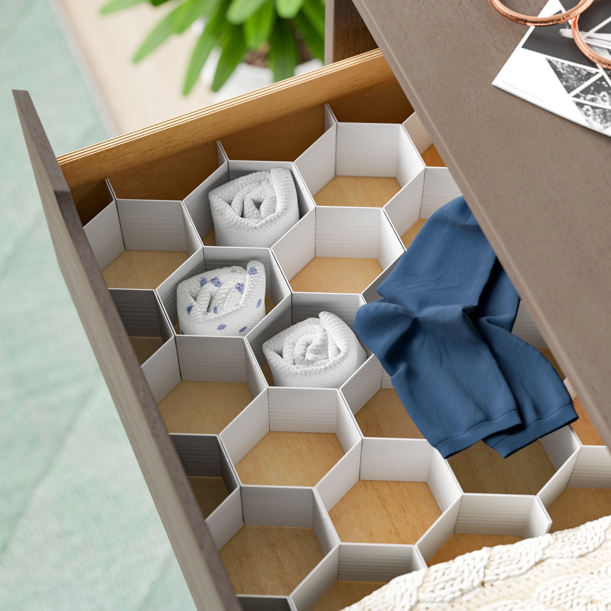 Drawer Organizer 25 Clever Ways You Can Organize Your Tiny Bedroom Like Never Before Popsugar Home Photo 18