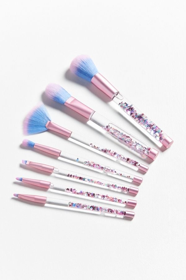 Lime Crime Aquarium Liquid Glitter Makeup Brush Set