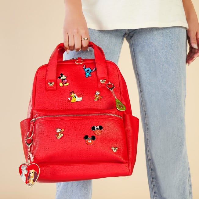 A Stylish Backpack: Mickey Mouse Faux Leather Backpack
