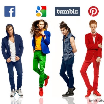 Social Media as Hot Guys