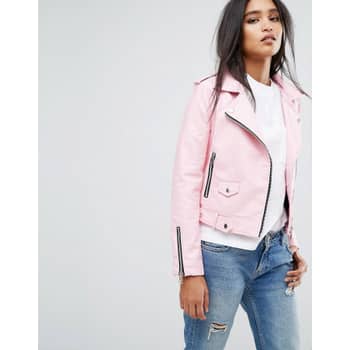 Vegan Leather Jackets | POPSUGAR Fashion