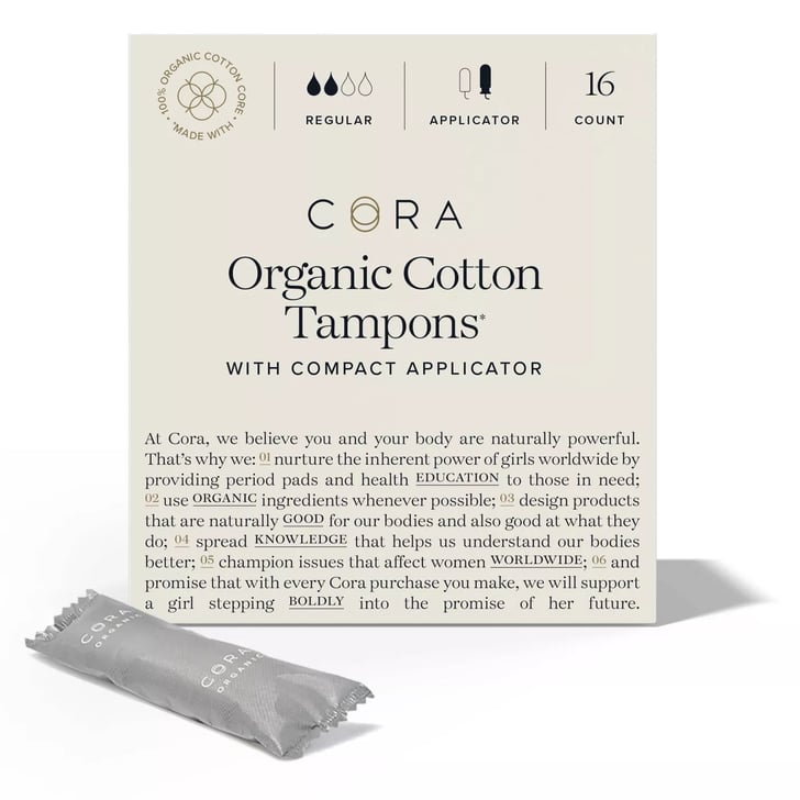 Cora Organic Cotton Tampons Best Organic Tampons According to