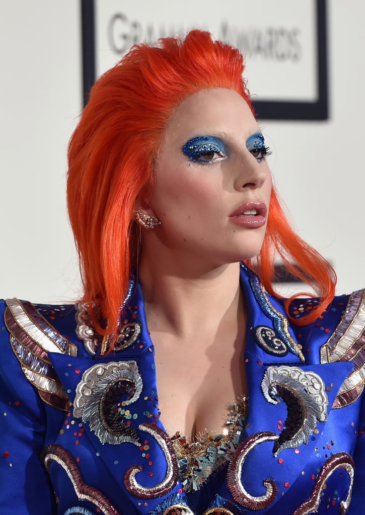 Lady Gaga's David Bowie Outfit at Grammys 2016