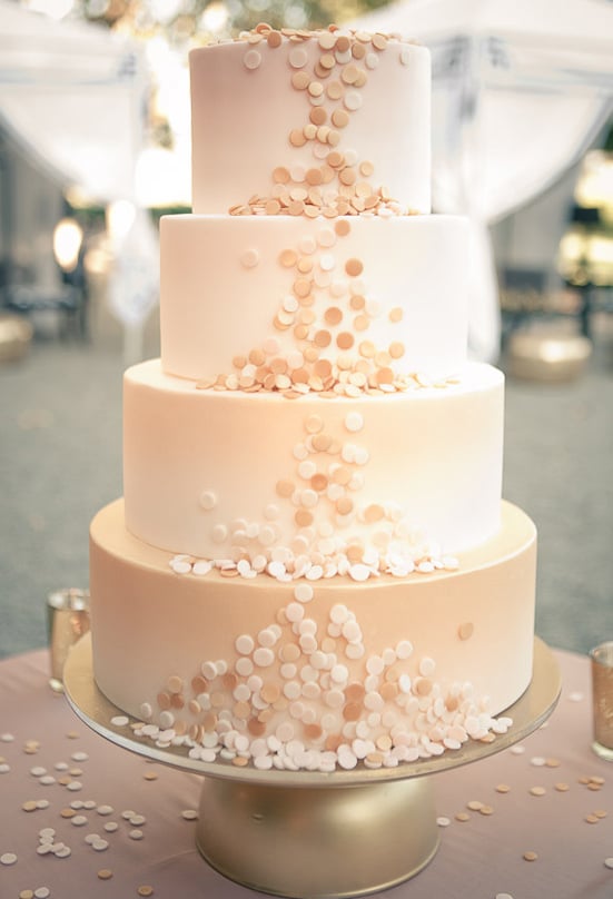 25 Gold Wedding Cakes With Gorgeous Details