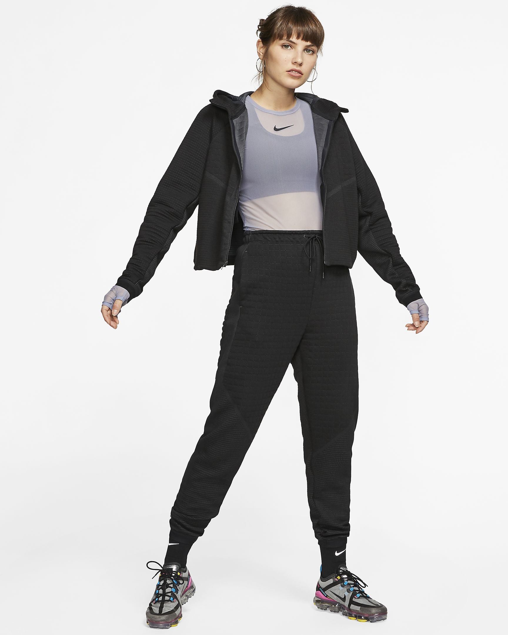 Nike W NSW Gym VNTG Pant Joggers & Tracksuits Women Grey - S