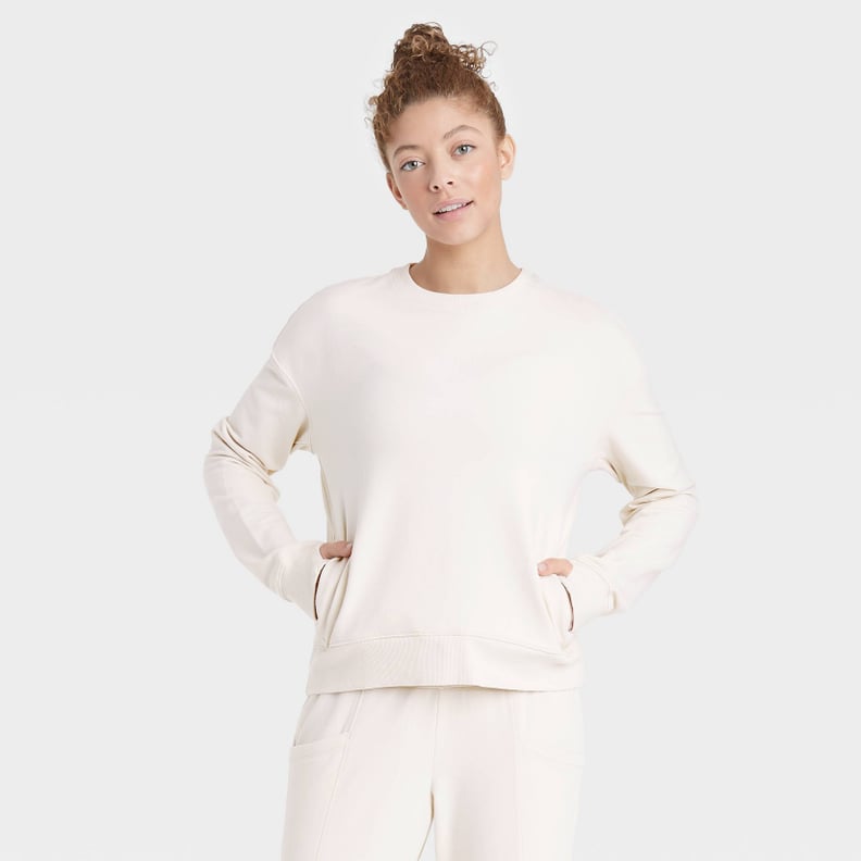 A Staple Sweatshirt: All in Motion Crewneck Sweatshirt