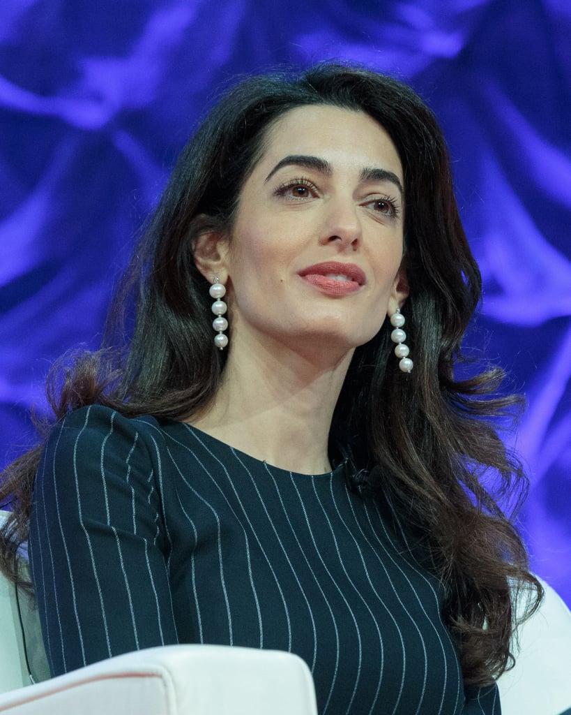 She Wore a Pair of Dainty, Circle Drop Earrings (She Chose Pearls of Course)