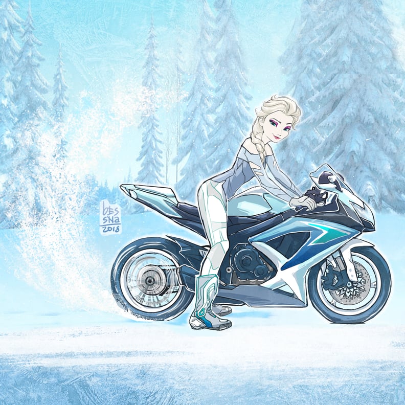 "On My Way to Freeze Some Stuff." — Elsa, Probably