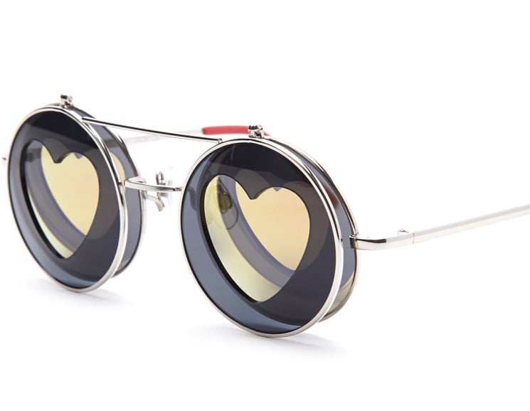 Cutout Heart Flip-Up Sunglasses ($8)