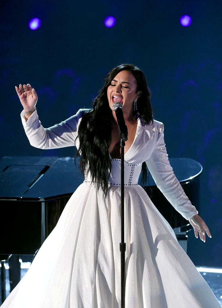 Demi Lovato's Christian Siriano Grammys Performance Gown