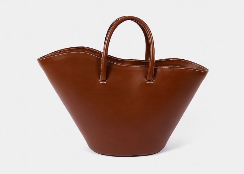 Little Liffner Open Tulip Tote Medium in Chestnut