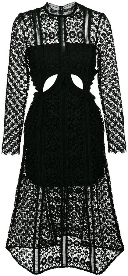 Self-Portrait Payne Dress | Dresses With Cutouts Fall 2017 | POPSUGAR ...