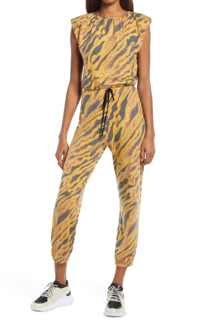 Wayf Hayden Padded Shoulder Jumpsuit