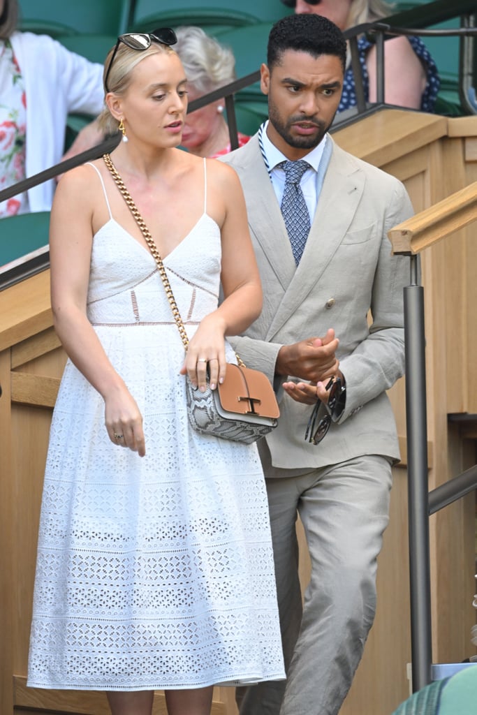 Regé-Jean Page and Girlfriend Emily Brown Attend Wimbledon