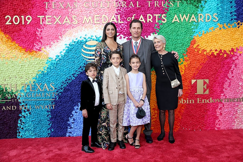 Matthew McConaughey and His Family at Texas Medal of Art